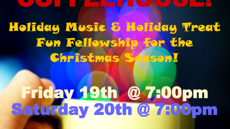 Joyful Noise Presents Christmas Coffeehouse