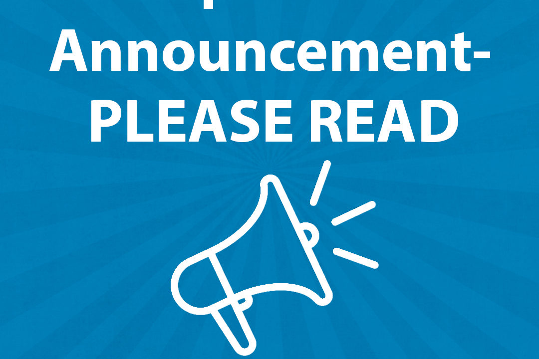Important Announcement