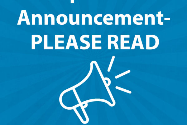 Important Announcement