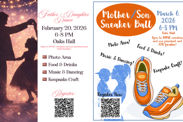 Father Daughter Dance and Mother Son Sneaker Ball