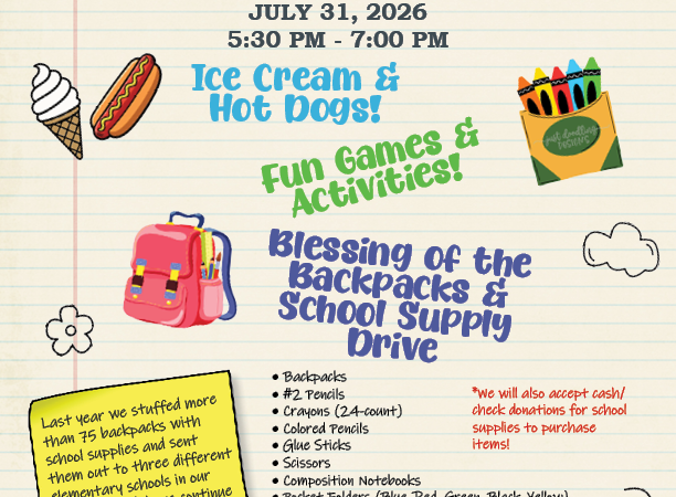 Join Us for Our Back to School Bash