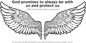 Wings of Bartlett Coloring Sheet